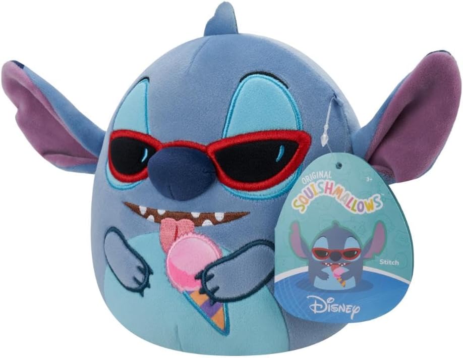 Squishmallows 8 Inch Disney Stitch Holding Snow Cone Plush Toy — image 2