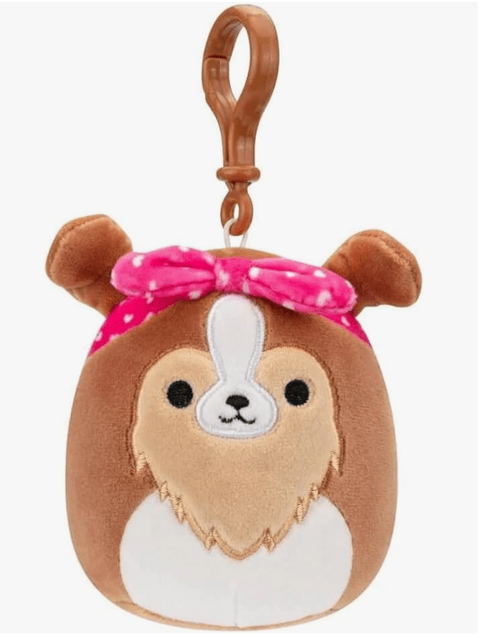 Squishmallows Andres The Sheltie Little Plush Clip On 3.5in — image 1