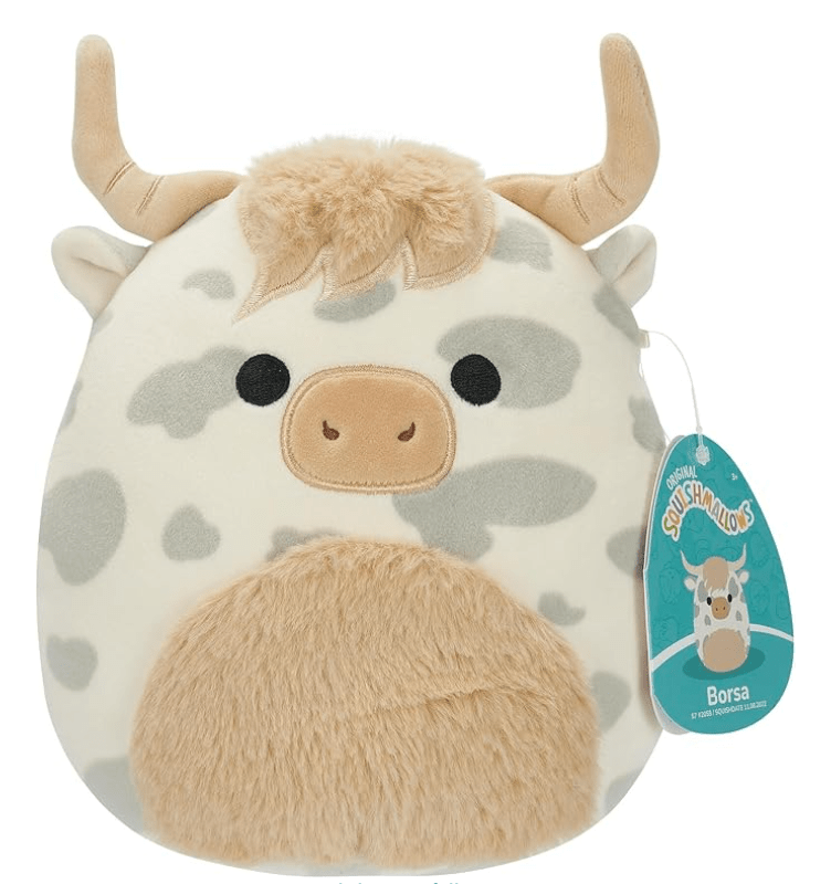 Squishmallows Borsa The Highland Cow Plush 7.5inch — image 1