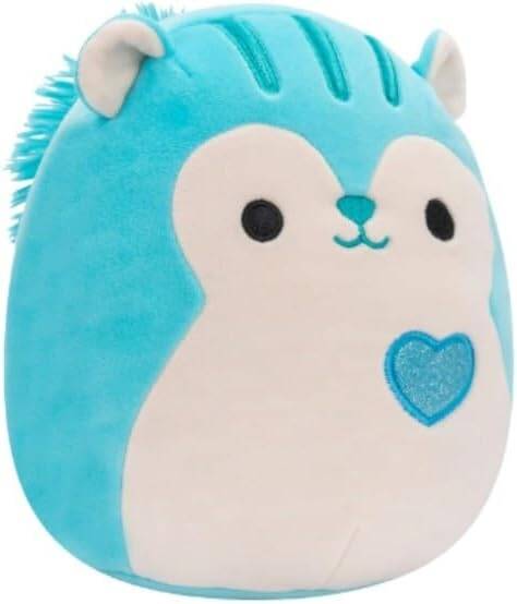 Squishmallows Candy Heart Valentine 2024 5" Plush - Santiago the Squirrel - Colorland Toys