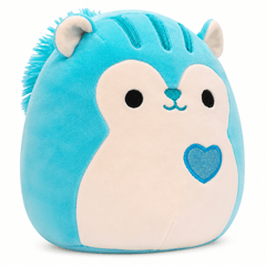 Squishmallows Candy Heart Valentine 2024 7.5" Plush - Santiago the Squirrel - Colorland Toys