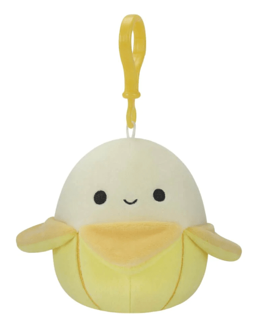 Squishmallows Clip On - Junie the Yellow Banana 3.5inch SQCR00784/DIS0459 - Colorland Toys