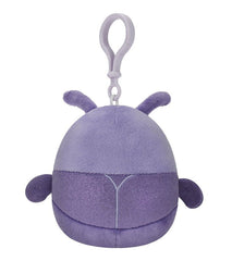 Squishmallows Clip On - Purple Beetle 3.5inch SQCR00783/DIS0459 - Colorland Toys