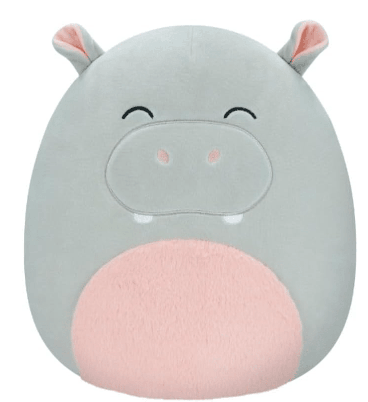 Squishmallows Harrison Grey Hippo Plush 12inch — image 1