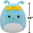 Squishmallows Natnat the Alien with Flower Crown 40cm Plush Toy