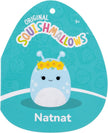 Squishmallows Natnat the Alien with Flower Crown 40cm Plush Toy