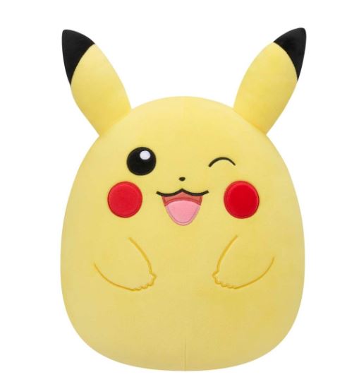 Squishmallows Pokemon Plush - Winking Pikachu 14inch SQPK00042/SQPK00208 - Colorland Toys