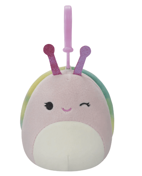Squishmallows Silvina the Snail Clip On Plush 3.5inch SQCR00791/SQCR03646 - Colorland Toys
