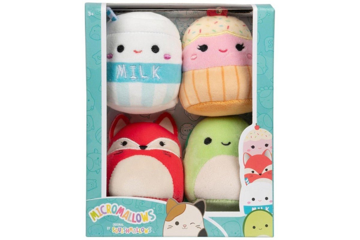 Squishmallows SQMM Micromallows 2.5In 4 Pack Plush SQMM0003 - Colorland Toys