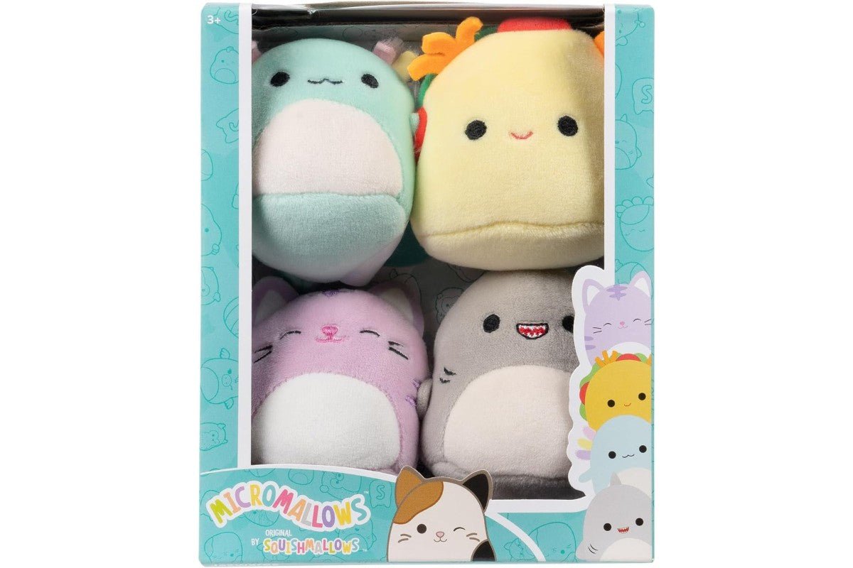 Squishmallows SQMM Micromallows 2.5In 4 Pack Plush SQMM0003 - Colorland Toys