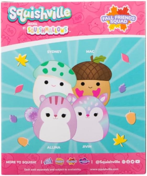 Squishmallows Squishville Mini Fall Friends Squad 4 Pieces — image 4