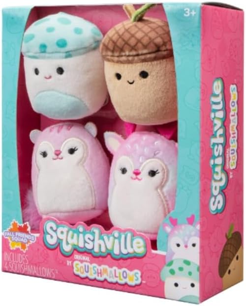 Squishmallows Squishville Mini Fall Friends Squad 4 Pieces — image 3