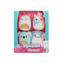 Squishmallows Squishville Mini Pep Squad 4 Pieces - Colorland Toys