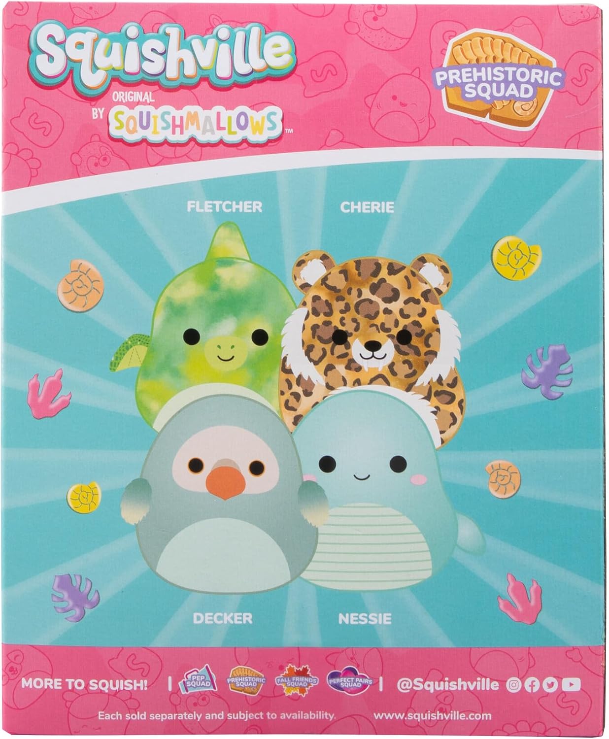 Squishmallows Squishville Mini Prehistoric Squad 4 Pieces - Colorland Toys