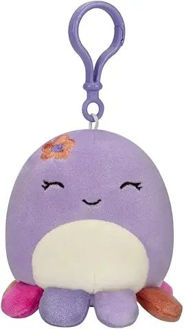 Squishmallows Violet the Octopus Clip On Plush 3.5inch SQCR00786/SQCR03646 - Colorland Toys