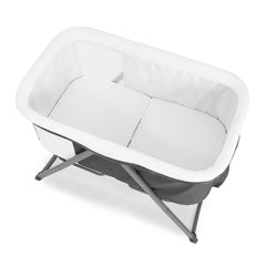 Hauck Dreamer Rocking Crib Portable Fold Away Baby Bed Gray 608951 - Colorland Toys