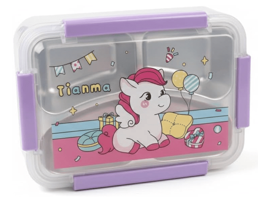 Stainless Steel Lunch Box Unicorn 2533 — image 1