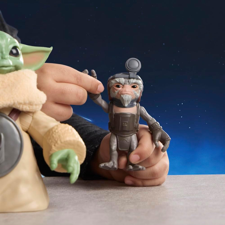 Star Wars Grogu 16.5cm Electronic Action Figure & Anzellaner Set — image 9
