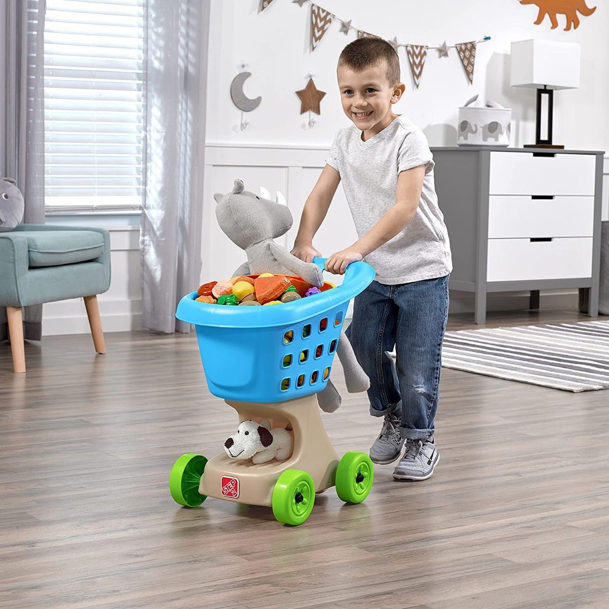 Step2 Little Helpers Shopping Cart in Blue 700000/700500 - Colorland Toys