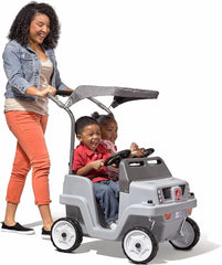 Step2 Side - by - Side Push Around SUV - Gray 424299 - Colorland Toys