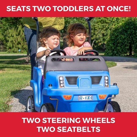 Step2 Side by Side Push Around SUV Two-Seater Push Car 483399 — image 3