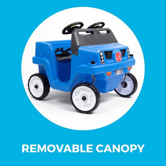 Step2 Side by Side Push Around SUV Two-Seater Push Car 483399 — image 6