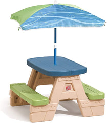 Step2 Sit & Play Picnic Table with Umbrella 841899 - Colorland Toys