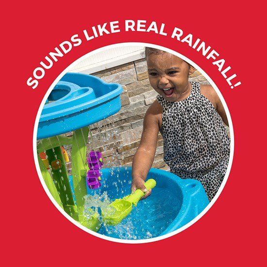 Step2 Summer Showers Splash Tower Water Table 897400 - Colorland Toys