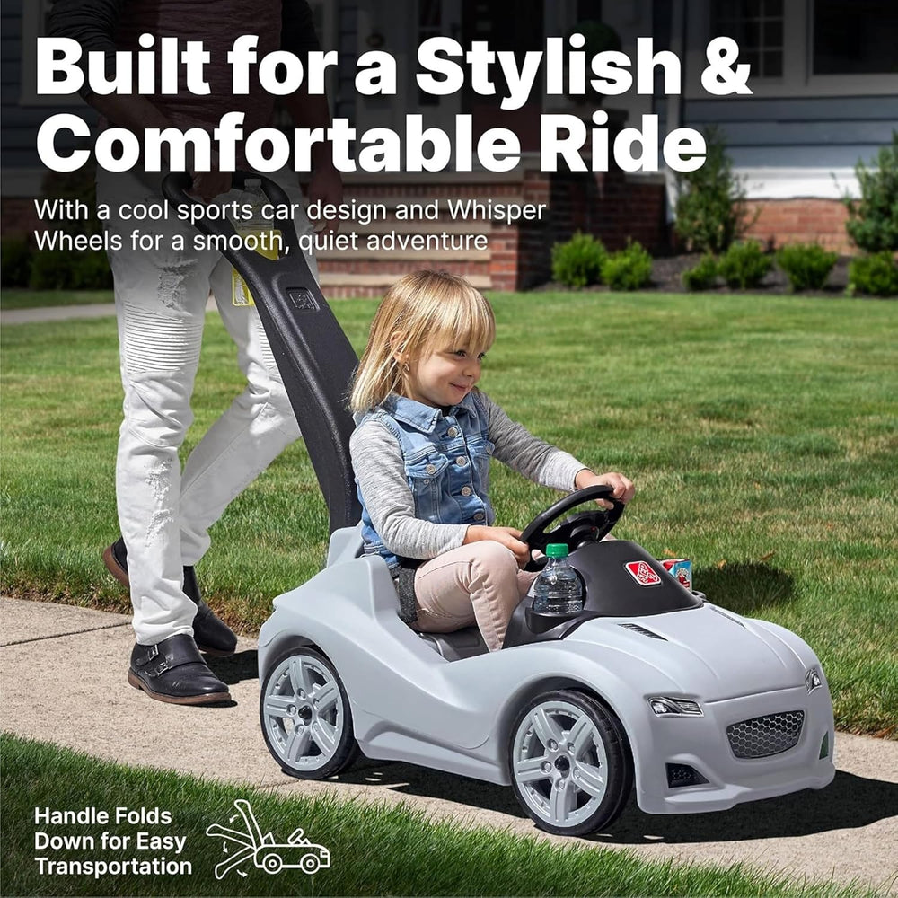 Step2 Whisper Ride Cruiser - Gray 424199 - Colorland Toys