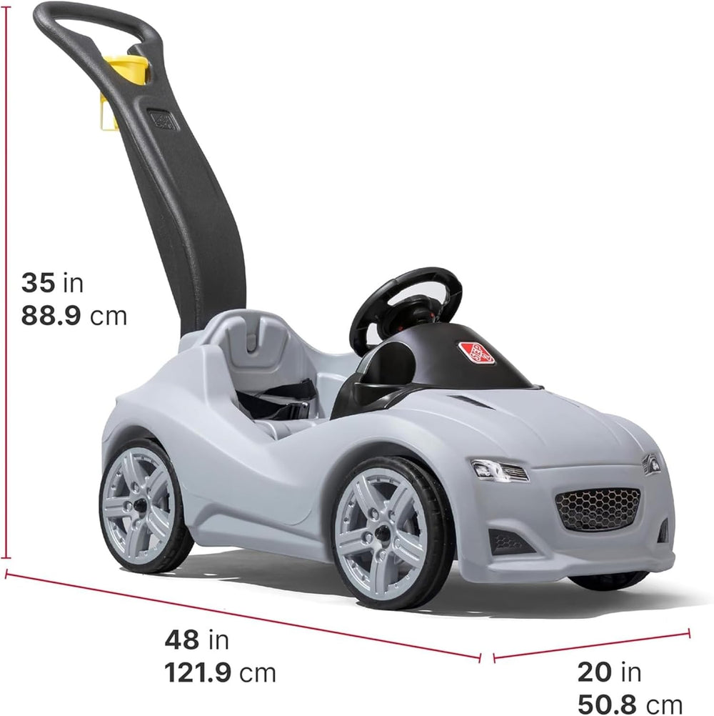Step2 Whisper Ride Cruiser - Gray 424199 - Colorland Toys