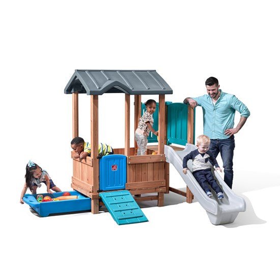 Step2 Woodland Adventure Playhouse & Slide 4906KR - Colorland Toys