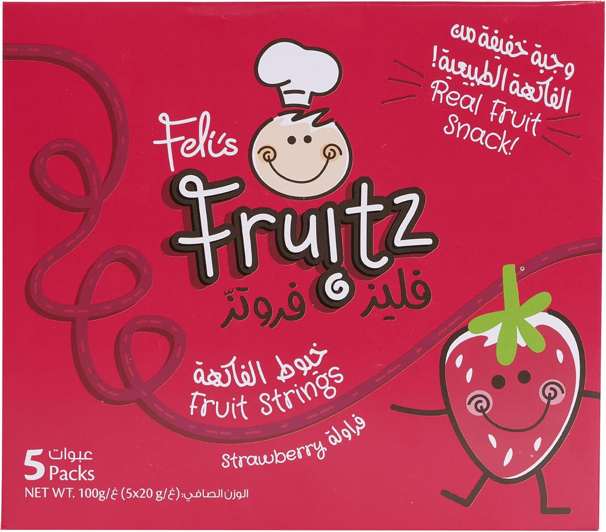 Strawberry Fruit Strings 5 x 20g ESF - 357 - Colorland Toys