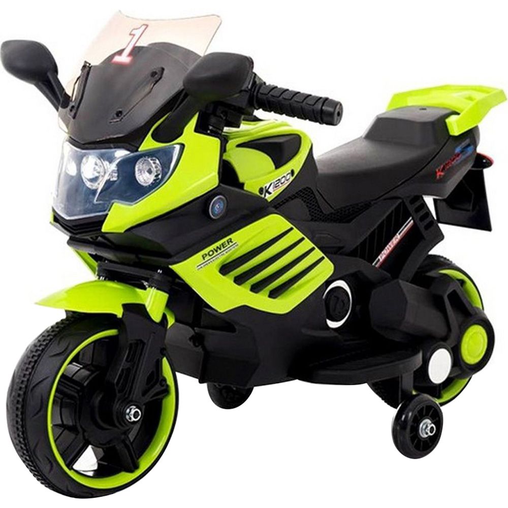 Striker Electric Ride On Motorcycle 6V Green S1000 — image 1