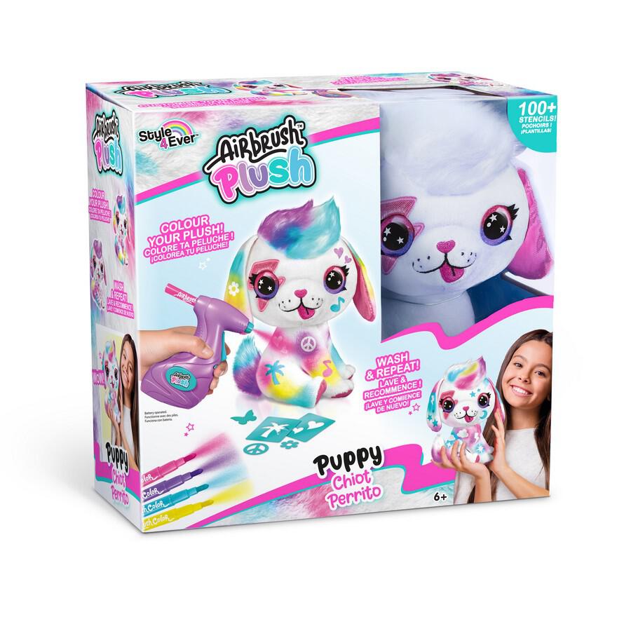 Style 4 Ever Airbrush Plush Puppy OFG 249 - Colorland Toys
