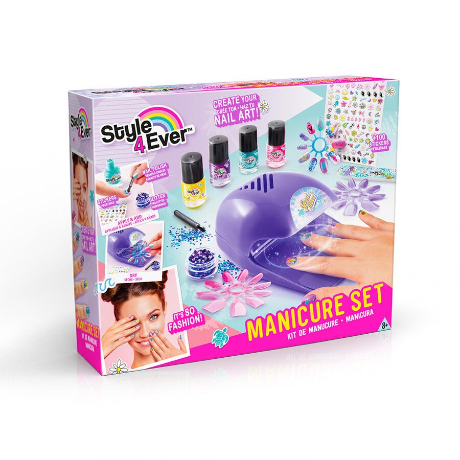 Style 4 Ever Nail Art Manicure Set OFG 255 - Colorland Toys