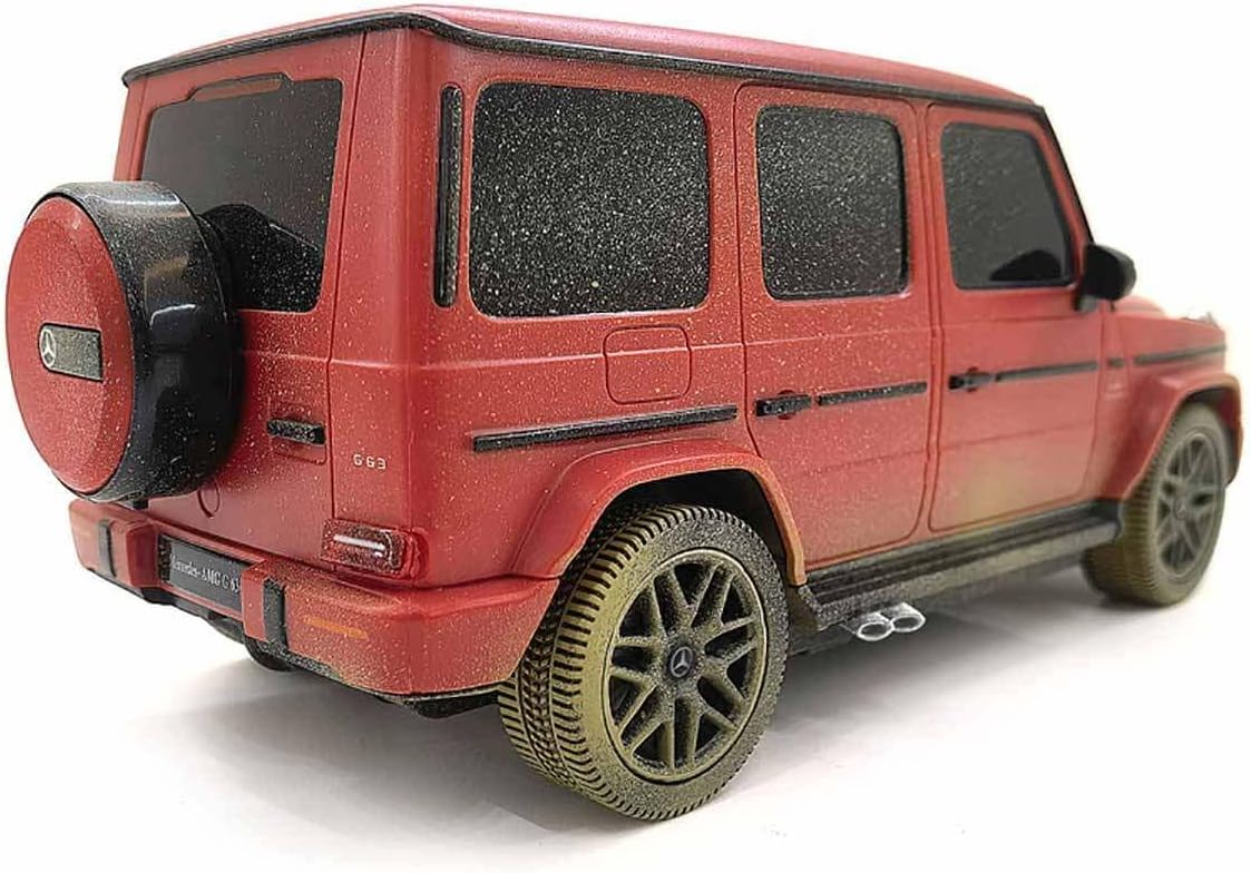 Sunman Rastar 1:24 RC Mercedes-Benz G63 AMG Muddy Car, Red — image 5