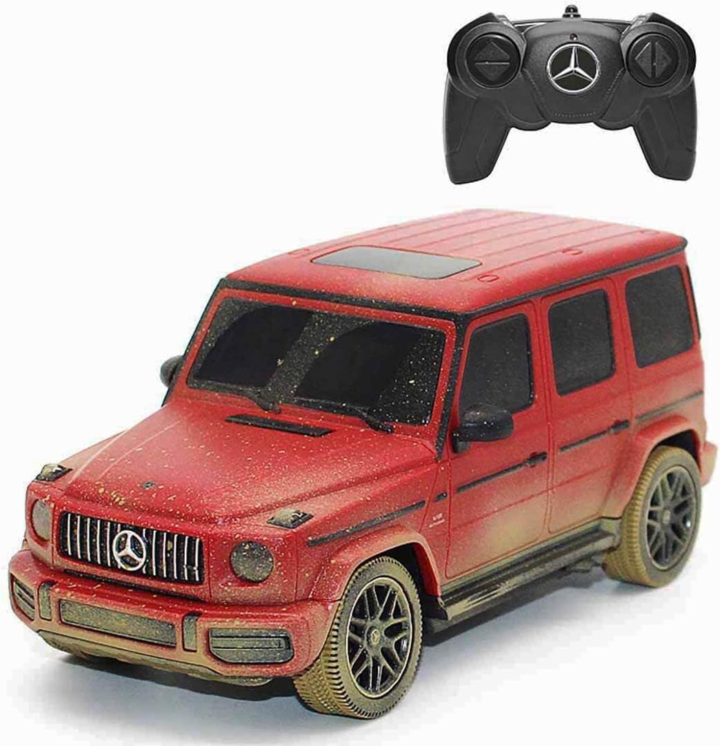 Sunman Rastar 1:24 RC Mercedes-Benz G63 AMG Muddy Car, Red — image 2