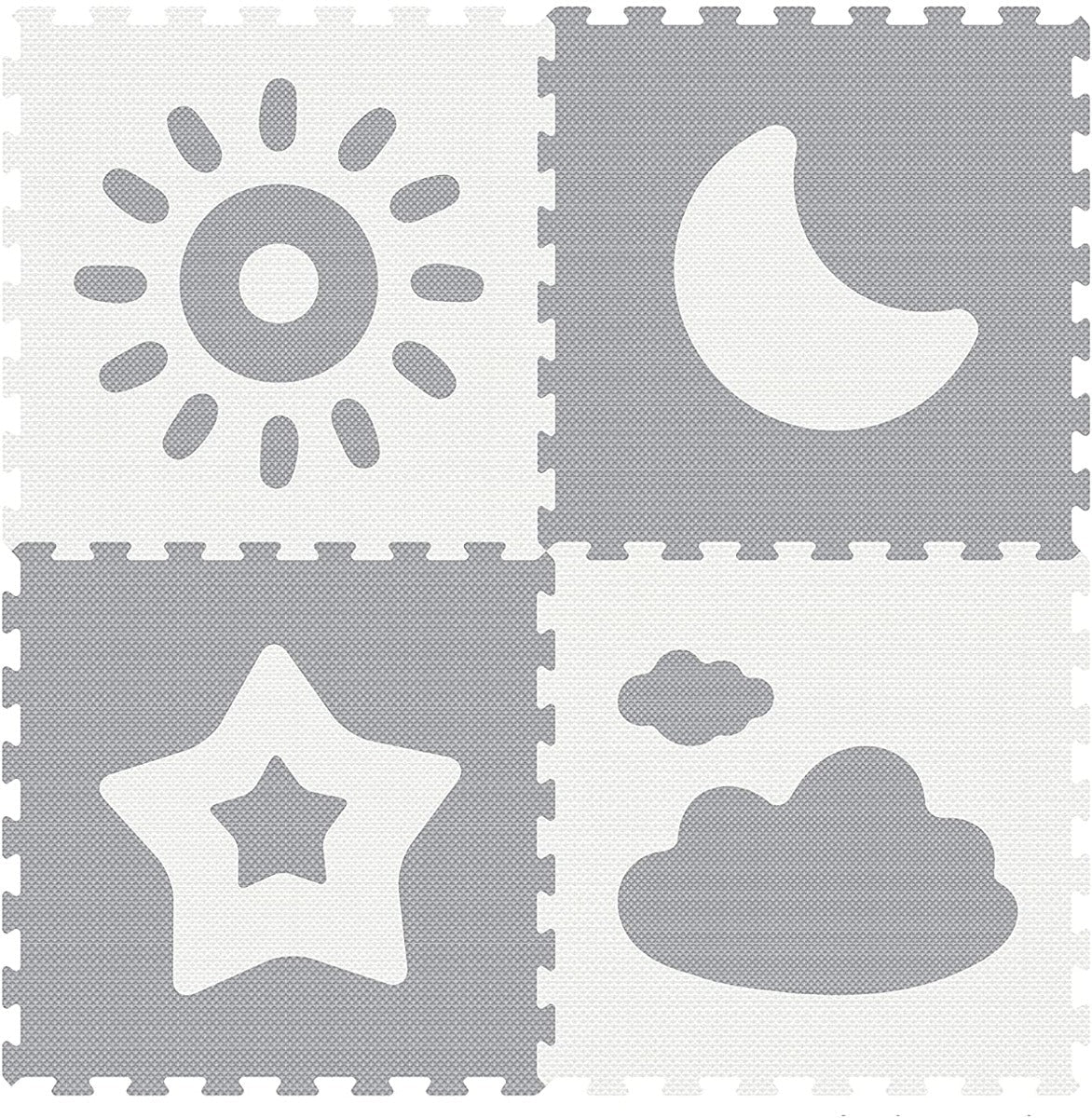 Sunta Weather Series Classic Puzzle Mat Grey 4pcs 911884 - Colorland Toys