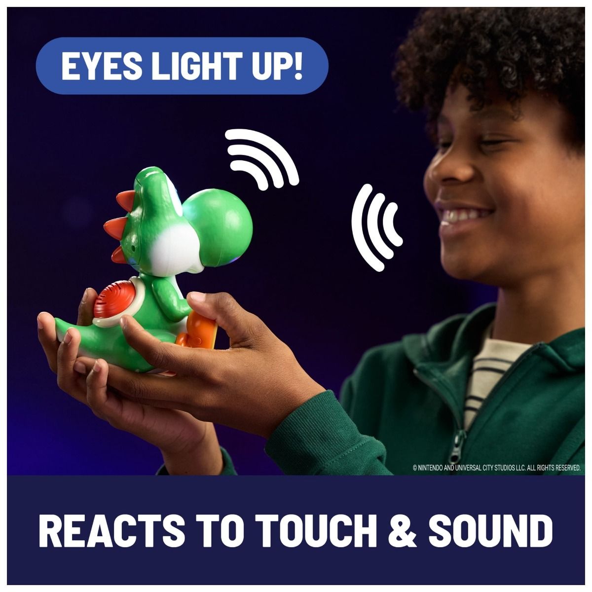 Super Mario 2: Galaxy Movie Yoshi Interactive Hatching Egg Figure | 6076644 - Colorland Toys