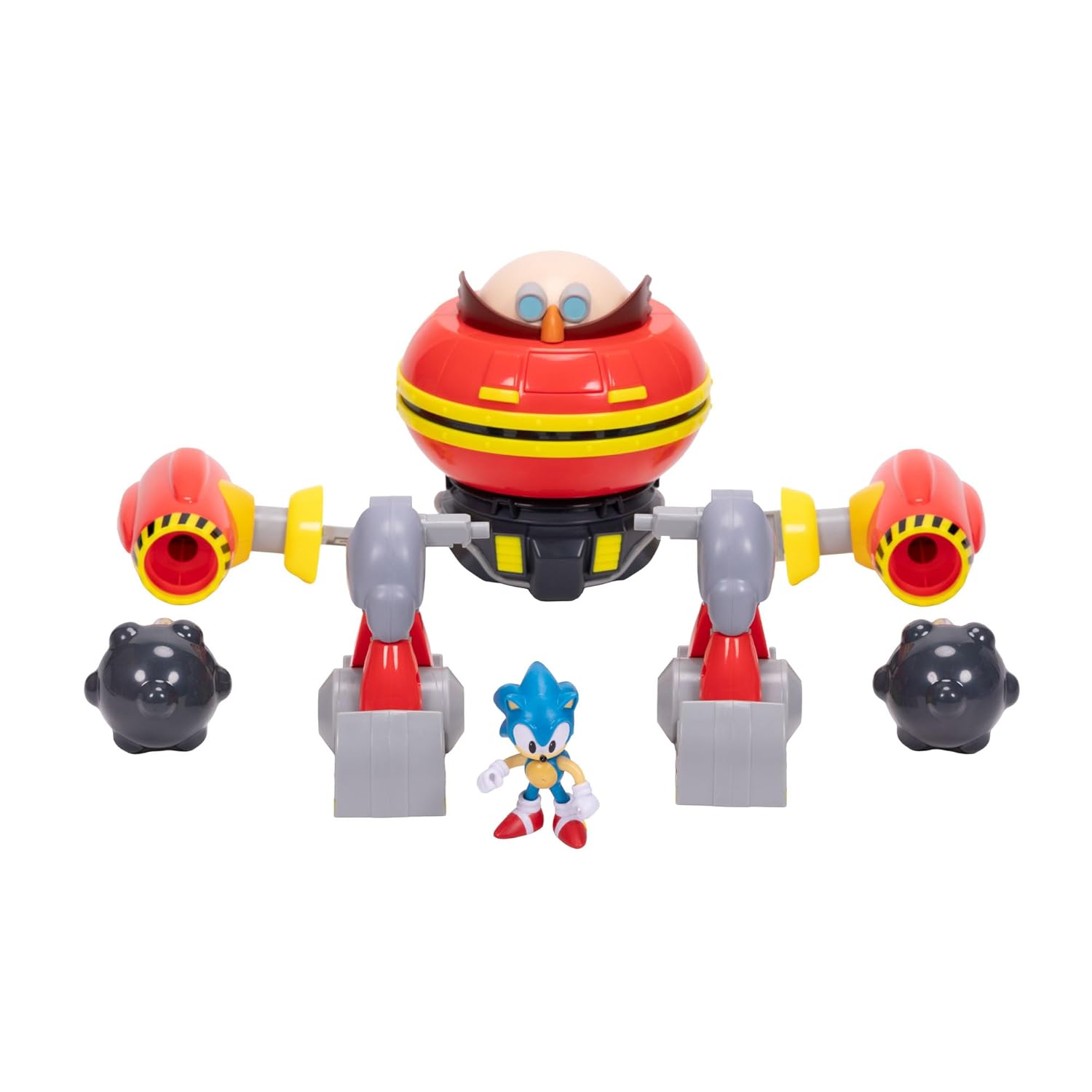 Super Mario 2.5" Hammer Egg Robot Deluxe Playset — JAKKS Action Figure Set - Colorland Toys