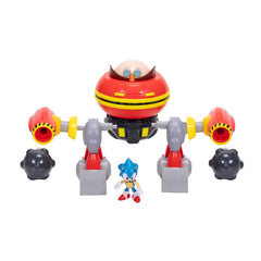 Super Mario 2.5" Hammer Egg Robot Deluxe Playset — JAKKS Action Figure Set - Colorland Toys