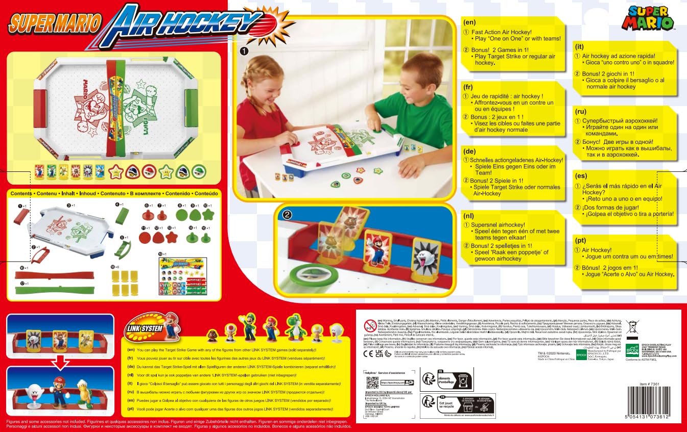 Super Mario Air Hockey 05422015 - Colorland Toys