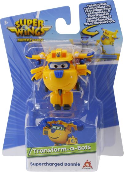 Super Wings Transform - A - Bots Supercharged Donnie - Colorland Toys