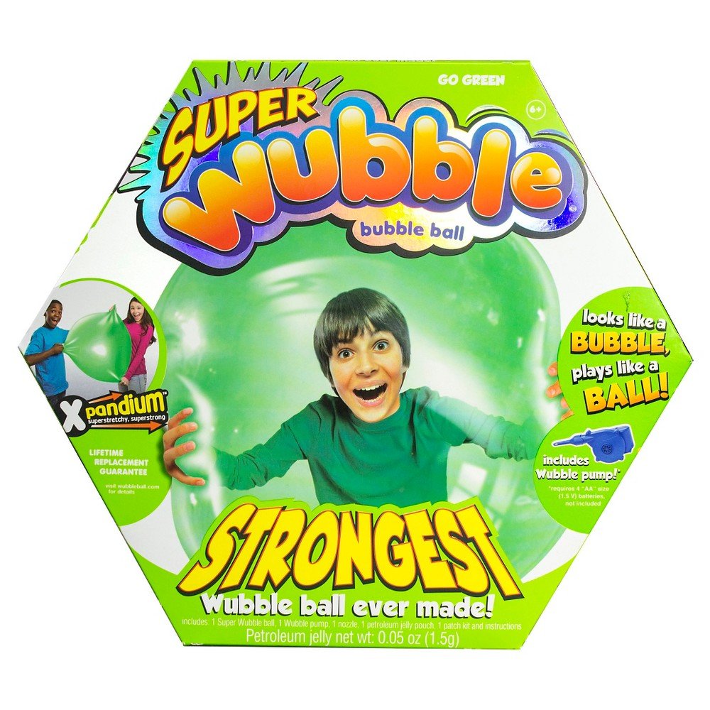 Super Wubble Bubble Ball with Pump Green 80890 - Colorland Toys