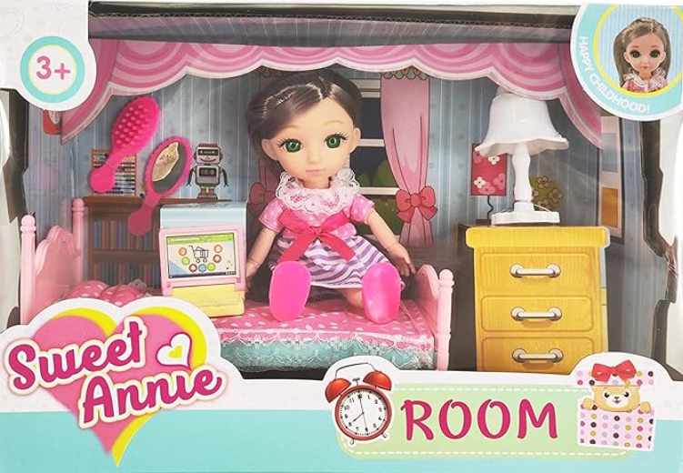 Sweet Annie Fashion Doll With Bedroom Set 6in TTC266988 — image 1