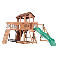 DYNAMIC SPORTS OLYMPIA WOODEN  SWINGSET - Colorland Toys