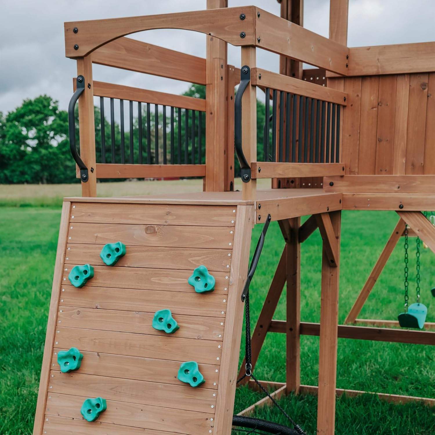 DYNAMIC SPORTS OLYMPIA WOODEN  SWINGSET - Colorland Toys