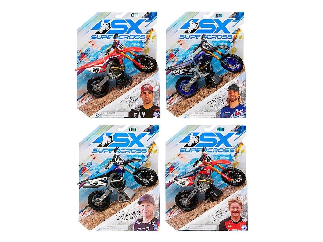 SX Supercross Die Cast Motorcycle 1:10 6059504 - Colorland Toys