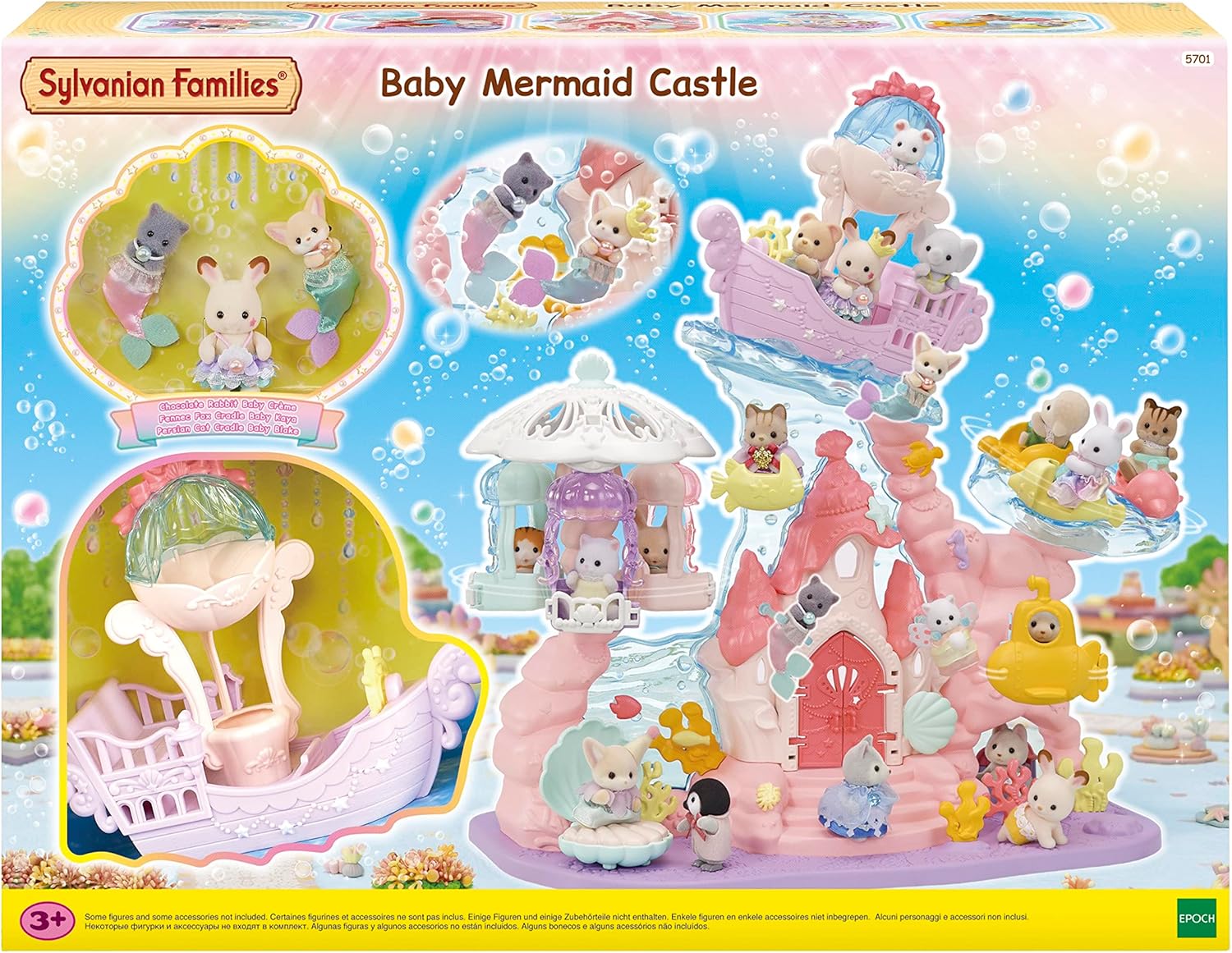 Sylvanian Families Baby Mermaid Castle 5701 - Colorland Toys