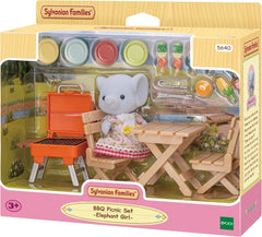 Sylvanian Families BBQ Picnic Set Elephant Girl 5640 - Colorland Toys